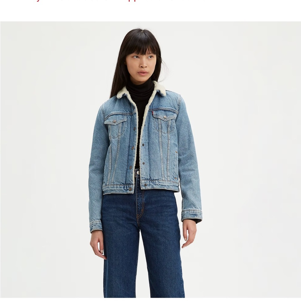Levi’s Sherpa lined denim jacket